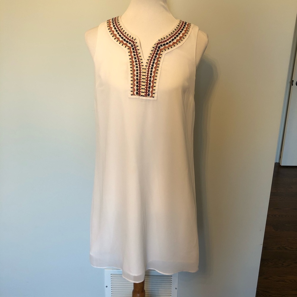 BCBG White Dress size small